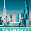 China Shanghai Poster Art paint by numbers