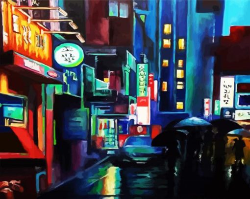 Chinatown Art paint by numbers