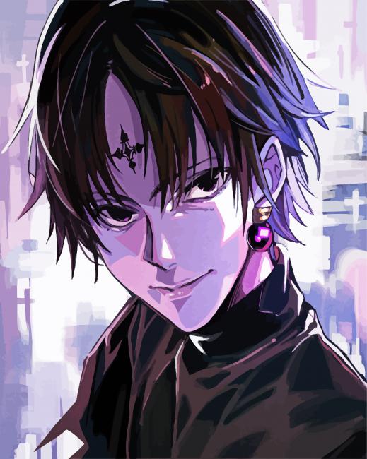 Chrollo Lucilfer Anime Character Paint By Numbers - PaintingByNumbers.shop