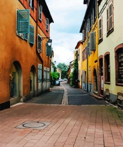 France Colmar Streets paint by numbers