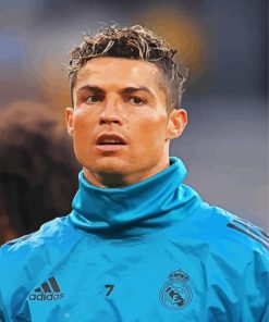 Cristiano Ronaldo Football Player paint by numbers