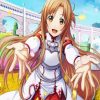 Cute Asuna paint by numbers