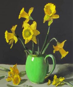 Daffodil In Pitcher paint by numbers