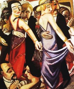 Dancing Bar In Baden Beden By Beckmann paint by numbers