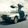 Delorean Car paint by numbers