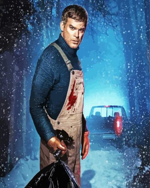 Dexter Morgan Movie Character paint by numbers