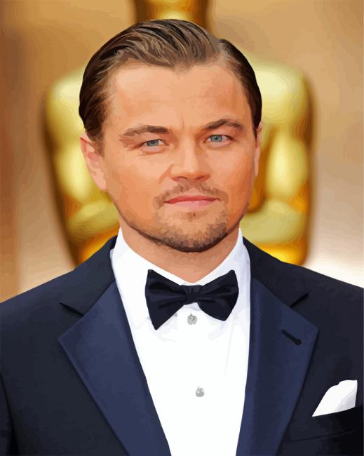 Dicaprio paint by number