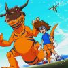 Digimon Adventure paint by number