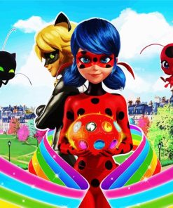 Disney Miraculous Ladybug Animation paint by numbers