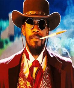 Dijango Unchained Movie paint by numbers