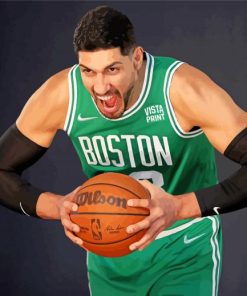 Enes Kanter Celtics Basketball Player paint by numbers