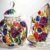 Floral Teapot And Cups paint by numbers