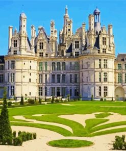 France Chateau De Chambord paint by numbers