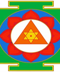 Ganesha Yantra Spiritual Energy Device paint by numbers