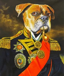 General Dog Animal paint by numbers