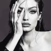 Gigi Hadid Black And White paint by numbers