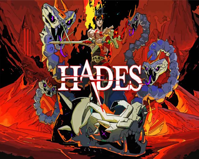 Hades Game Poster paint by numbers