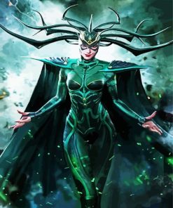 Hela Thor Movie Character paint by numbers