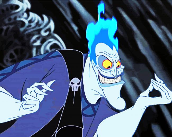 Herclules Hades Movie paint by numbers