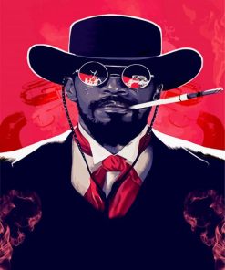 Dijango Unchained Pop Art paint by numbers