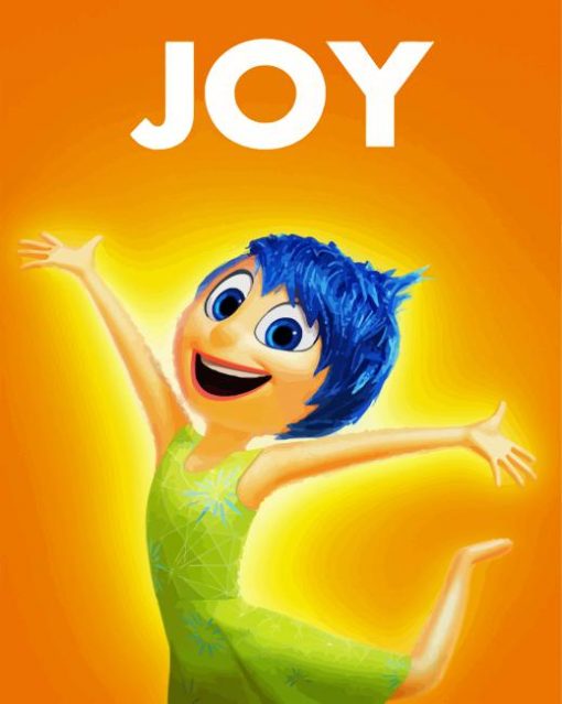 Inside Out Joy Movie Character paint by numbers