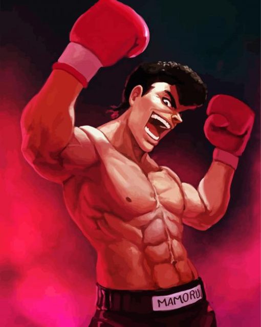 Ippo Makunouchi Anime paint by numbers