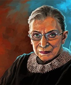 Joan Ruth Bader Ginsburg paint by numbers
