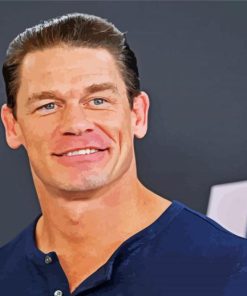 John Cena American Fighter And Actor paint by numbers