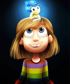 Riley Inside Out Animation paint by numbers
