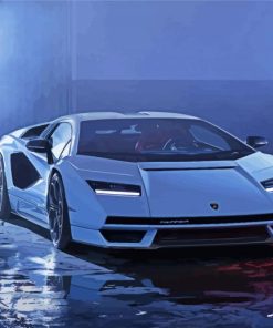 Lamborghini Countach paint by numbers