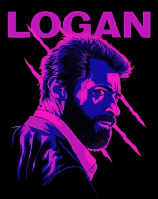 Logan The Wolverine paint by numbers