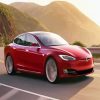 Luxury Tesla Car paint by numbers