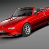 Red Mazda Mx 5 Miata Car paint by numbers