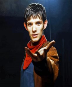 Merlin Colin Movie Character paint by numbers