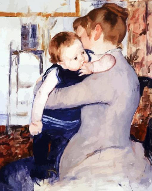 Mother And Child paint by number