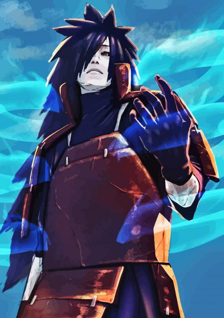 Madara Anime Character paint by numbers