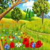 Nature Meadow Art paint by numbers