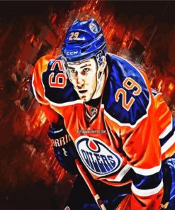 Nhl Player Pop Art paint by numbers