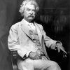 Black And White Old Mark Twain paint by numbers