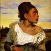 Orphan Girl At The Cemetery Delacroix paint by numbers