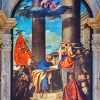 Pesaro Madonna By Tiziano paint by numbers
