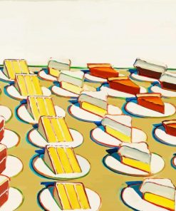 Pie Counter Thiebaud paint by numbers