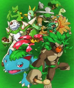 Pokemon Animation All Characters paint by numbers