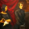 Frederic Chopin And George Sand Delacroix paint by numbers