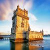 Portugal Belem Tower paint by number
