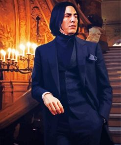 Professor Serevus Snape paint by numbers