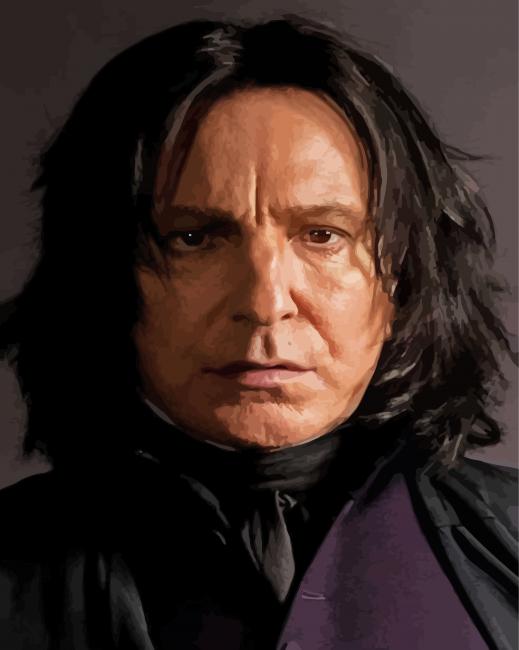 FProfessor Severus Snape Movie paint by numbers