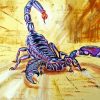 Huge Purple Scorpion paint by numbers