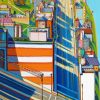 San Fransisco West Side Ridge BY Thiebaud paint by numbers