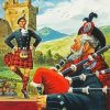 Scotsman Bagpipe Player paint by number